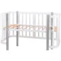 Дитяче ліжечко Babyroom Місяць 120x60 см білий - сірий (625552)