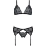Комплект с открытым доступом Passion DELIENA SET Black XXL/XXXL