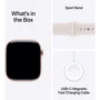 Apple Watch Series 11 GPS + Cellular 42mm Rose Gold Aluminium Case with Light Blush Sport Band - S/M (MF8E4)