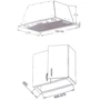 Вытяжка Borgio BBI (TR) 5840 ivory glass SU 850: Тип воздухоочистителя Рециркуляция, Отвод