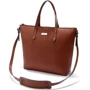 Женская сумка тоут Monsen коричневая (C1GH0675br-brown): Тип ручки Плечевой ремень, С двумя ручками, Со съемным ремнем