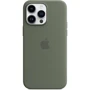 Чехол для iPhone Apple Silicone Case with MagSafe Olive (MQUN3) for iPhone 14 Pro Max: Материалы Силикон