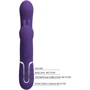 Вибратор с анальным и клиторальным стимулятором LYBAILE Pretty Love Cammy Dark Purple Twinkled Tenderness (BW-500036-2)