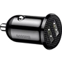 Зарядное устройство Baseus Car Charger 2хUSB Grain Pro 4.8A Black (CCALLP-01): Кабель в комплекте отсутствует