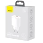 Зарядний пристрій Baseus Wall Charger USB+USB-C 20W White (CCXJ-B02) фото 6