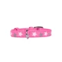 Нашийник Collar Glamour з візерунком Зірочка світиться 21-29 см 12 мм рожевий (4823089301136)
