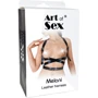 Кожаная портупея Art of Sex - Melani Leather harness, черная XS-M