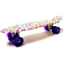 Penny Board Violet Flowers Светящиеся колеса