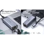 Адаптер REAL-EL Adapter USB-C to RJ45 CE-150 Space Grey (EL123110004) фото 7