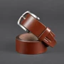 Мужской ремень BlankNote коричневый (BN-BELT-2-brown): Материал Натуральная кожа