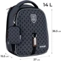 Рюкзак Kite K25-555S-1 Education 555 College Line Boy: Корпус рюкзака Каркасный