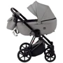 Коляска 2 в 1 Bair Infinity шкіра 100% BI-2232-AMO grey (сірий): Матеріал коліс резина