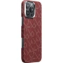 Чехол для iPhone Pitaka Monogram Tactile Woven Case Gold/Red (KI1602PTK) for iPhone 16 Pro