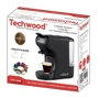 Кофеварка Techwood TCA-196N Black: Тип капсульная кофеварка эспрессо