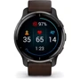 Смарт-часы Garmin Venu 2 Plus Slate Stainless Steel Bezel With Slate Case And Brown Leather Band (010-02496-15): Интерфейсы подключения Bluetooth, ANT+, Wi-Fi
