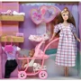 Кукла беременная типа Барби Defa Lucy 8049 с ребенком и аксессуарами фото 5