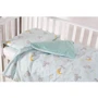 Змінна ліжко Twins Premium Glamour Limited mint, зайчики і місяць м'ятний (3 ел) (3064-PGNEWZ-014)
