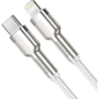 Кабель Baseus Cable USB-C to Lightning Cafule Metal PD 20W 1m White (CATLJK-A02): Тип USB-C - Lightning