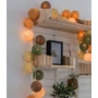 Гирлянда Cotton ball lights на 10 шаров 2,7м, Forest Green: Применение Для дома
