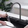 Кухонная мойка Lefton Waterfall Workstation Kitchen Sink Set With Digital Temperature Display-KS2204: Материал Нержавеющая сталь