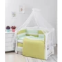Постельный комплект 6 эл. Twins Evo Хмаринки 4073-A-035, green, зеленый