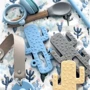 Прорізувач для зубів MinikOiOi Cactus Mineral Blue (101090003): Виробник MinikOiOi