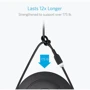 Кабель ANKER USB Cable to Lightning Powerline II V2 90cm Black (A8432H11) фото 6