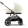 Прогулочная коляска Cybex Gazelle S TPE Seashell Beige (522002713): Ширина шасси 65 см