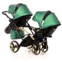 Универсальная коляска для двойни 2 в 1 Junama Fluo line Duo Slim 04: Ширина шасси 65 см