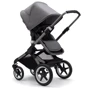 Универсальная коляска 2 в 1 Bugaboo Fox 3 без капюшона (Graphite/Grey Melange): Материал колес полиуретан