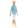 Кукла Barbie Fashionistas Кен в футболке с кактусами (HJT10): Особенности На шарнирах