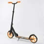 Самокат двоколісний Best Scooter "WOLF" з PU колесами, амортизатори Black / Orange (87742): Тип коліс литі