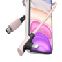 Кабель Baseus Cable USB-C to Lightning Colorful Elbow 18W 1.2m Pink (CATLDC-A04) фото 4