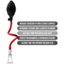 Вакуумная помпа для клитора Temptasia by Blush - Beginner's Clitoral Pumping System - Black