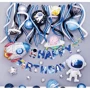 Украшение помещений Фотозона из воздушных шаров T-8708 Happy birthday Космос