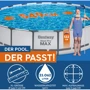 Бассейн Bestway каркасный круглый 549-122 см (56462) (фильтр-насос, лестница, тент, коробка) фото 3