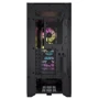 Корпус Corsair iCUE 5000D RGB AirFlow Tempered Glass Black (CC-9011242-WW): Материал передней панели пластик