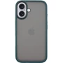 Чехол для iPhone Mobile Case TPU+PC Metal Buttons Green for iPhone 16