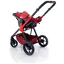 Універсальна коляска 3в1 Concord Wanderer Air Sleeper 2 RED (WASL0935): Ширина шасі 60 см