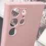 Аксесуар для смартфона Lakshmi Premium Silicone Case з Logo Full Camera Pink Sand для Samsung S928 Galaxy S24 Ultra: Колір розовый