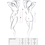 Прозрачный пеньюар NANNA CHEMISE Passion S/M, Black (черная коробка)