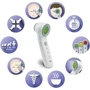 Термометр Braun BNT400 бесконтактный: Цвет белый