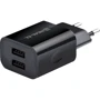 Зарядное устройство REAL-EL Wall Charger 2xUSB CH-210 black (EL123160014)