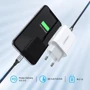 Зарядное устройство Ugreen USB-C Wall Charger CD137 20W White (60450): Сила тока 2.4А и более