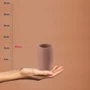 Стакан для зубных щеток KELA Roda красная глина 7.5х7.5х10.5 см (23751)