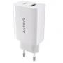 Зарядний пристрій Proove Wall Charger USB-C+USB Rapid 20W White (WCRP20110002)