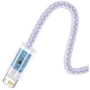 Кабель Baseus USB Cable to Lightning Dynamic 2 Series Fast Charging 2m Purple (CALD040105) фото 3