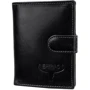 Мужской кошелек Buffalo Wild черный (N4L-CVTB BLACK)