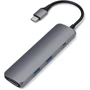 Адаптер Satechi Adapter USB-C to HDMI+USB-C+2xUSB3.0 Space Grey (ST-CMAM)