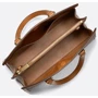 Женская сумка тоут Michael Kors CHANTAL MD SATCHEL темно-коричневая (30F2G7CS2B252): Тип Сумки